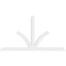 Ekena Millwork Richland Architectural Grade PVC Gable Bracket, 84"W x 45 1/2"H x 2"D x 4"F, 13/12 Pitch GBP084X46X0204RIC00 - alternate 5